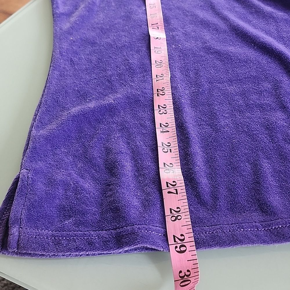 Quacker Factory Velour Top Size Large - Picture 6 of 7